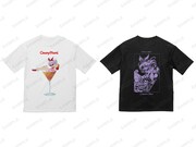 「描き下ろしイラスト クリィミーマミ カクテルグラスver. BIGシルエットTシャツ（全2種）」