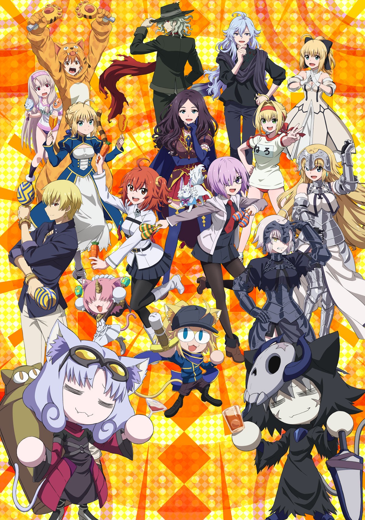 OVA「『Fate/Grand Carnival』1st Season」キービジュアル (c)TYPE-MOON / FGC PROJECT