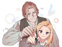 左からゴッホ、六道奈留。