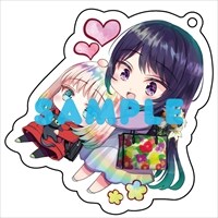 メロンブックスの有償特典、描き下ろしアクリルキーホルダーのサンプル。