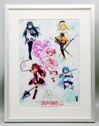 描き下ろしイラストを使用したA4クリアポスター。