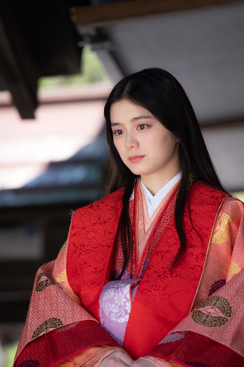 紺野彩夏扮する紫の上。（写真提供：NHK）