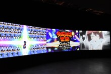 「今石洋之の世界」展より、エントランスのシアター。