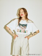 「幽☆遊☆白書」×jouetieのコラボTシャツ、プーなどの刺繍がさりげなく背中に