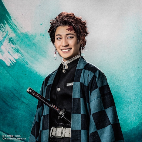 小林亮太扮する竈門炭治郎。