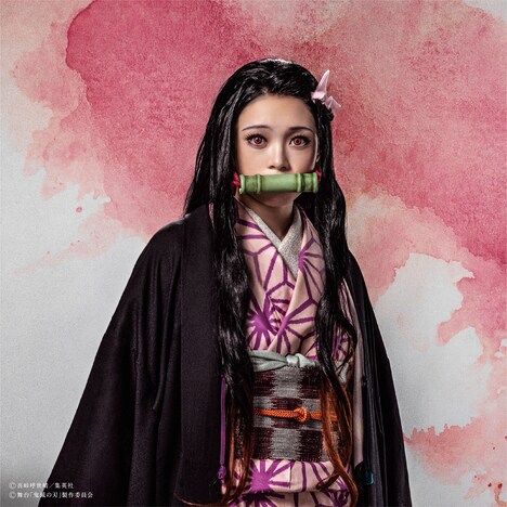 高石あかり扮する竈門禰豆子。