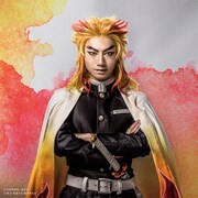 矢崎広扮する煉獄杏寿郎。