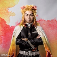 矢崎広扮する煉獄杏寿郎。