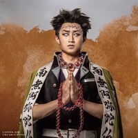 チャンヘ扮する悲鳴嶼行冥。