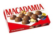 「明治アーモンドチョコレート ワンピースオリジナルグッズが当たる!キャンペーン」の対象商品「マカダミアチョコレート」。