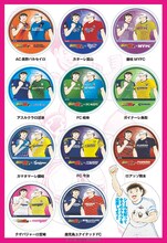 「キャプテン翼」とJリーグ全57クラブのコラボシール。(c)高橋陽一/集英社