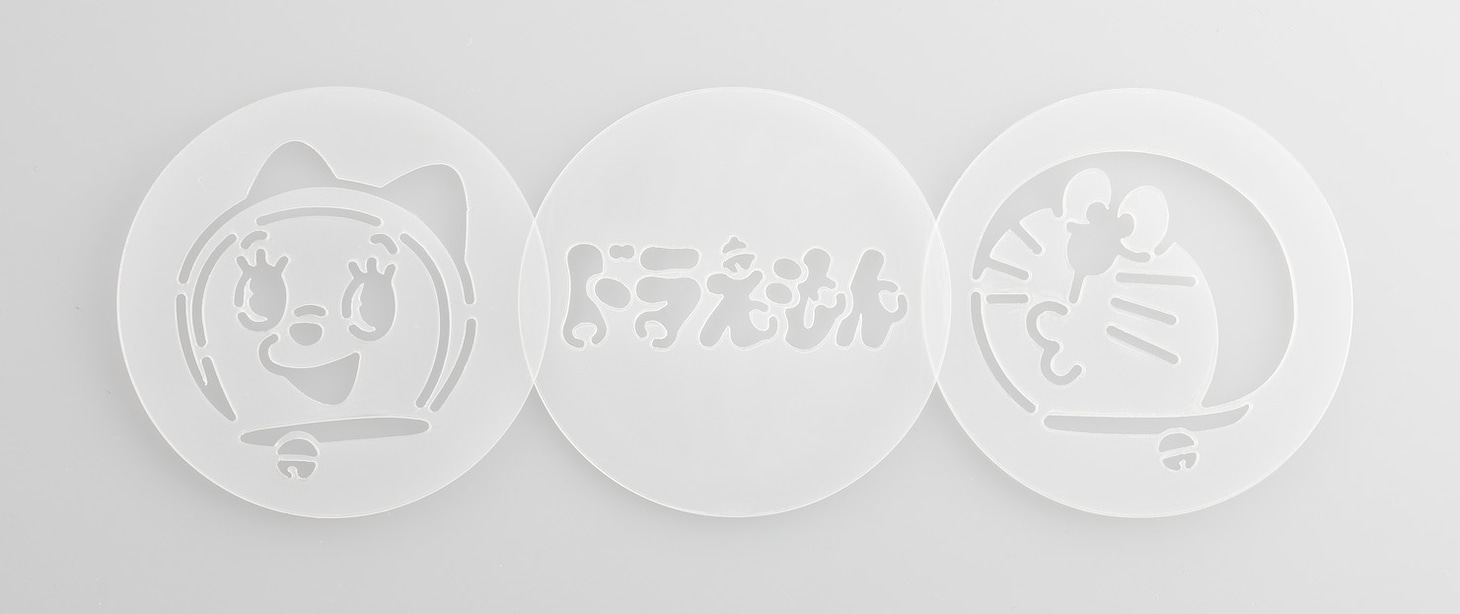 「ドラえもん アンキパンメーカーDX」のステンシルシート。