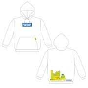 「『映像研には手を出すな！』ボックスロゴパーカー」。価格は税込7150円。