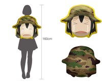 「『映像研には手を出すな！』ダイカットクッション（浅草氏ぴえん顔ver.）」。価格は税込1万1000円。