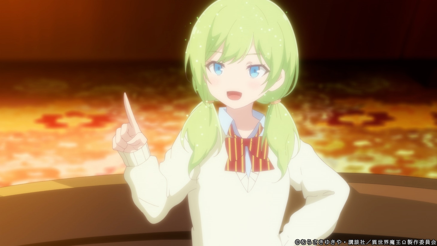 第9話「教会雷撃」の場面カット。