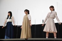 ロナウドのゴールパフォーマンスをする小林愛香、島袋美由利、影山優佳。