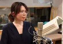 中村佳穂のアフレコでの様子。