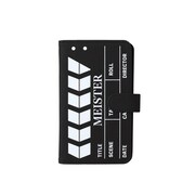 カチンコがモチーフの「スマートフォンカバー」。