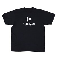 PETERZEN FILMのスタッフTシャツ風「Tシャツ」。