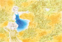 LaLa1986年11月号に掲載された「『So What?』Phase4」の扉イラスト。(c)わかつきめぐみ／白泉社