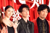 「るろうに剣心 最終章 The Final」大ヒット舞台挨拶の様子。