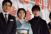 「るろうに剣心 最終章 The Beginning」初日舞台挨拶の様子。