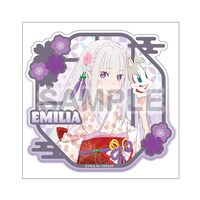 貼ってはがせるステッカー（エミリア）