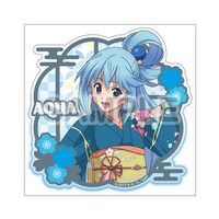 貼ってはがせるステッカー（アクア）