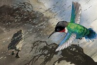 新作ショートアニメ「ハチドリと旅人。」ビジュアル