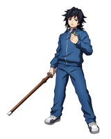 キメツ学園・冨岡義勇のキャラクタービジュアル。