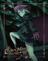 32Pのオールカラー作品解説書 「Crown Handler SECRET FILE Vol.1」表紙イラストは、キャラクターデザイン・総作画監督を務める西尾公伯描き下ろし。