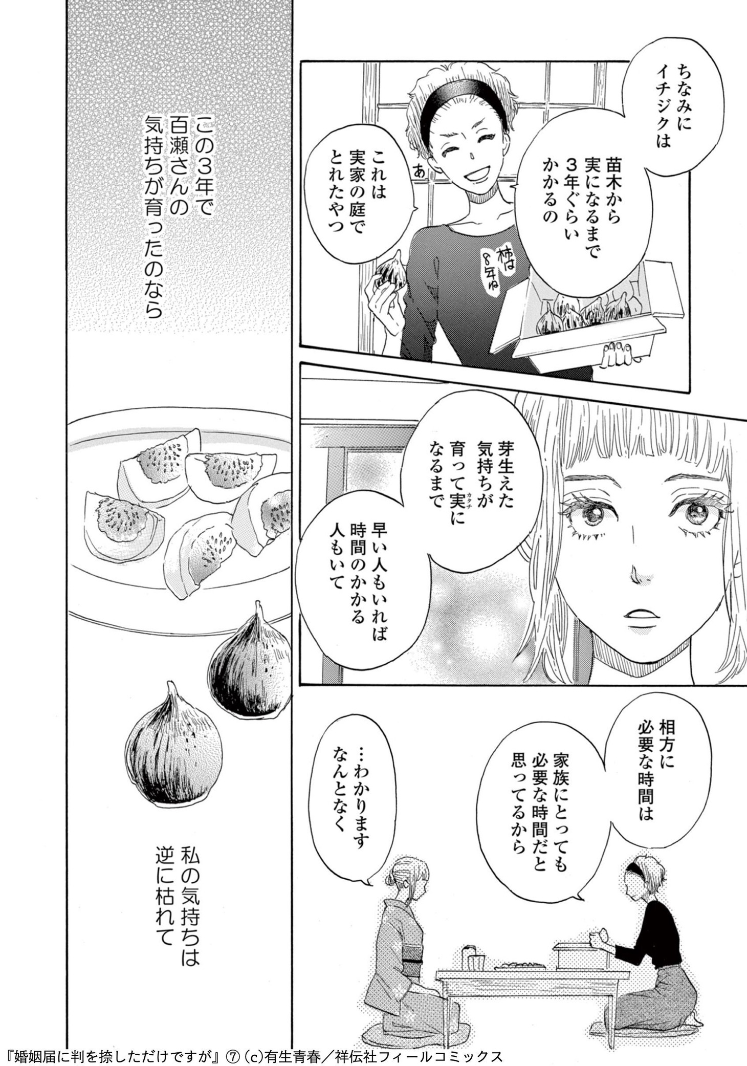 「婚姻届に判を捺しただけですが」より。
