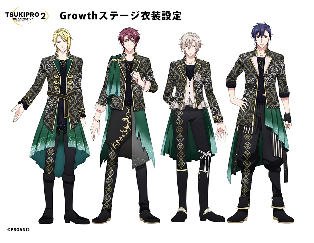 Growthのステージ衣装設定。