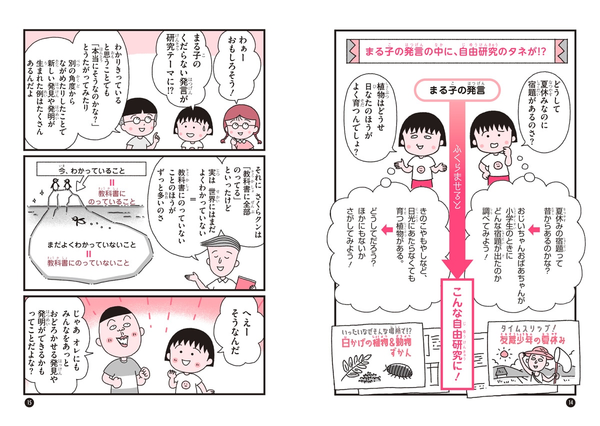 「満点ゲットシリーズ ちびまる子ちゃんの自由研究」より。(c)さくらプロダクション