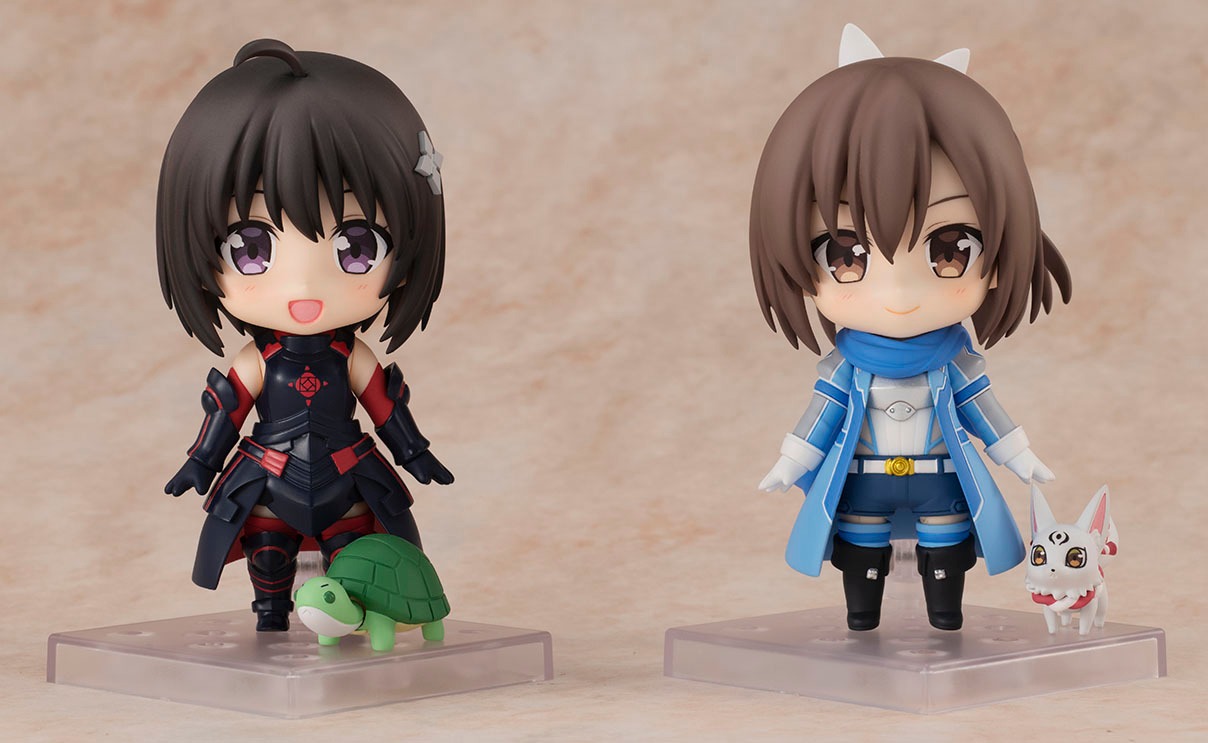 メイプル（左）とサリー（右）のねんどろいど。