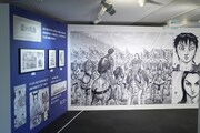 「キングダム展 －信－」より第10章「サイの攻防」の展示。