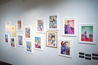 「キングダム展 －信－」より、カラー原画の展示。