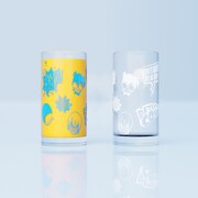 「名探偵コナン」の「冷感グラス」の変化のイメージ。