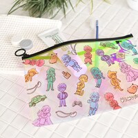 オーロラポーチ（総柄）使用イメージ