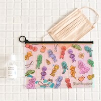 オーロラポーチ（総柄）使用イメージ