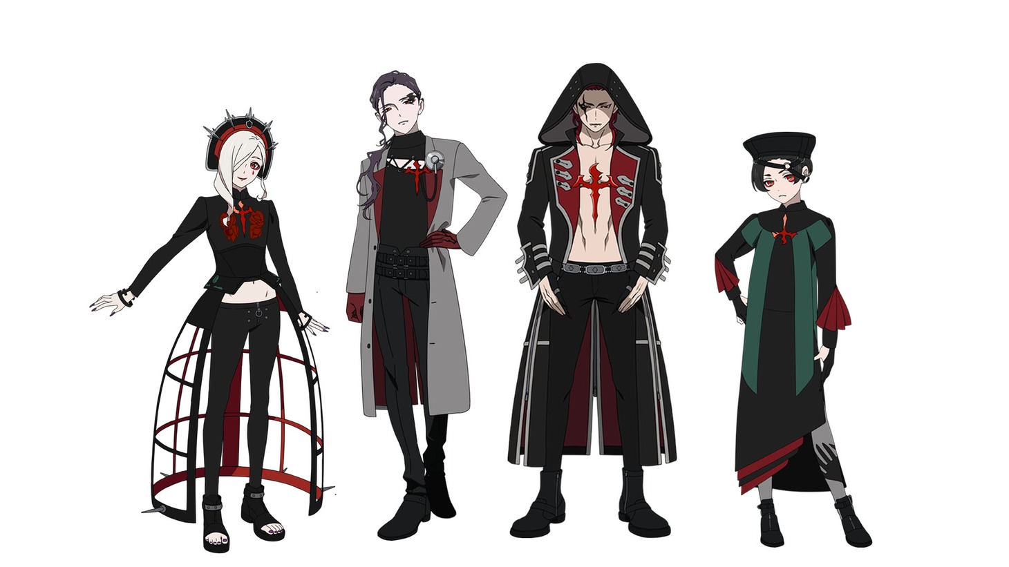 LOS†EDENのライブ衣装。