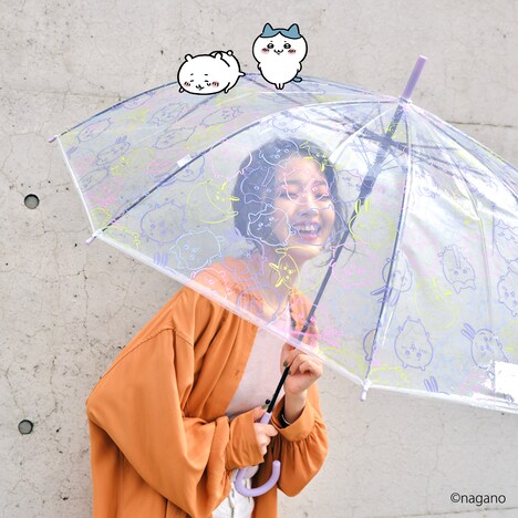 「ちいかわ ビニール傘」使用イメージ