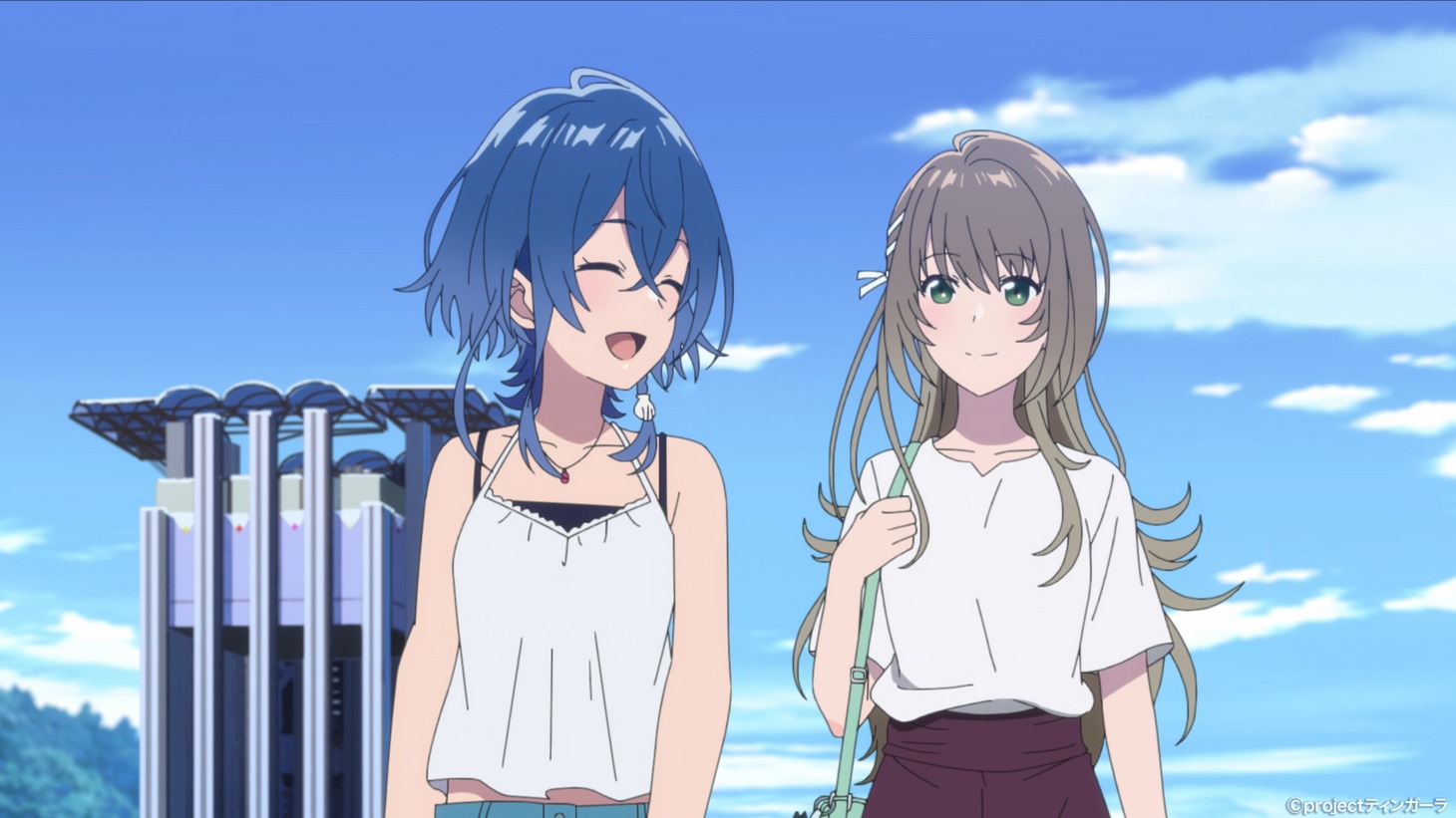 アニメ「白い砂のアクアトープ」第2弾PVより。