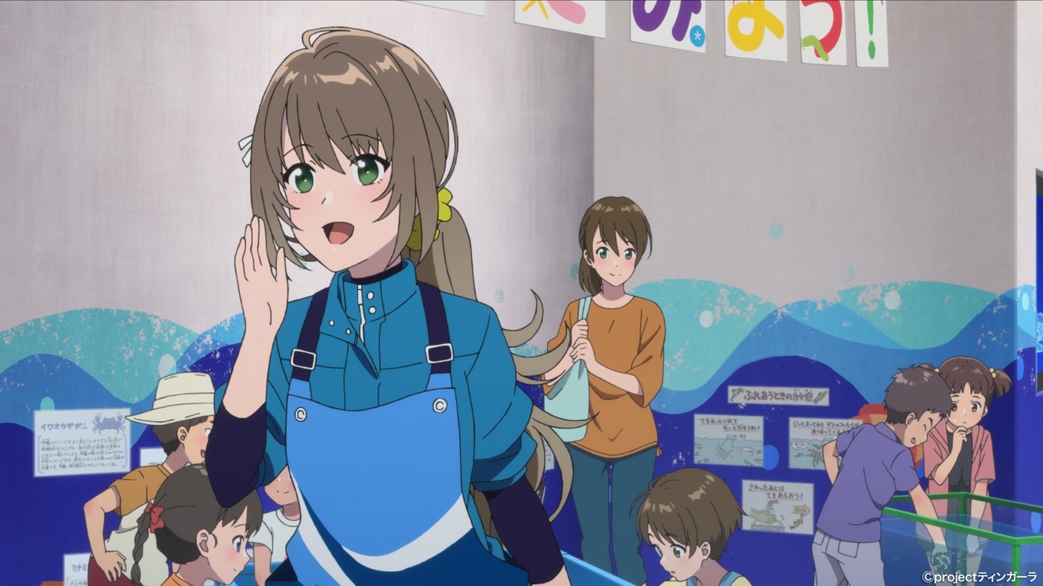 アニメ「白い砂のアクアトープ」第2弾PVより。