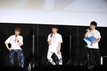 左から小野賢章、KENN、阿部敦。