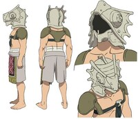 グーグー（青年）の設定画。