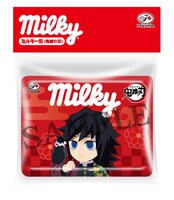 「ミルキー缶（鬼滅の刃）」の冨岡義勇。