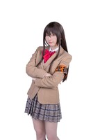 氏家ト全「生徒会役員共」の天草シノのコスプレ。