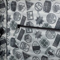 「鬼滅の刃 キャリーケース」の内側のデザイン。