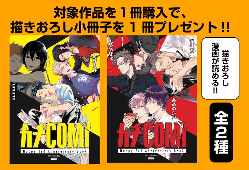カチCOMI3周年フェアでもらえる小冊子。